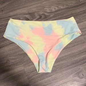Pastel Tie Dye Bikini Bottoms